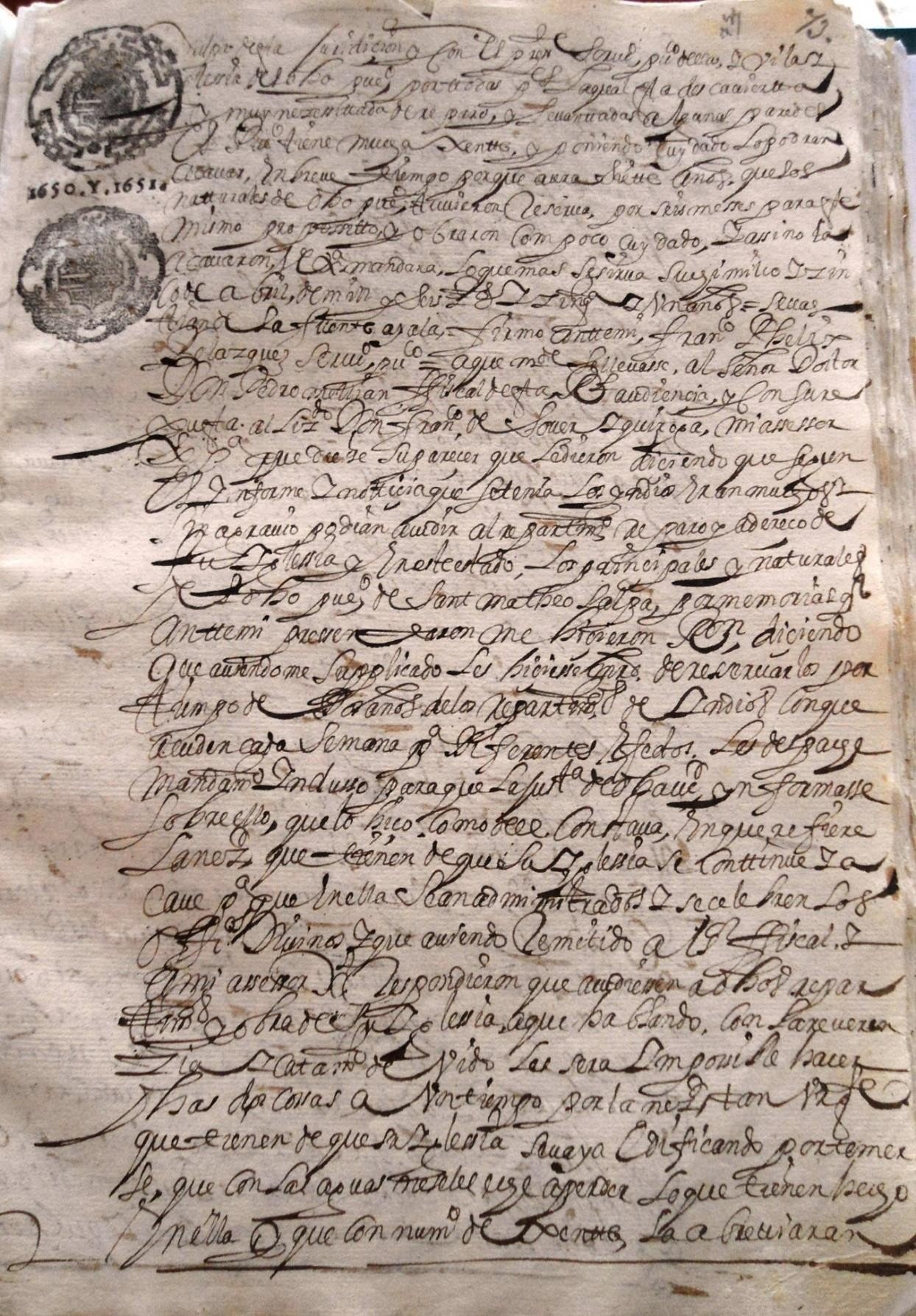 Documento sobre el repartimiento indígena. El caso del pueblo de San Mateo Xalpa, Xochimilco