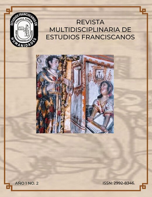 portada de la segunda revista multidisciplinaria de estudios franciscanos fray pedro de gante